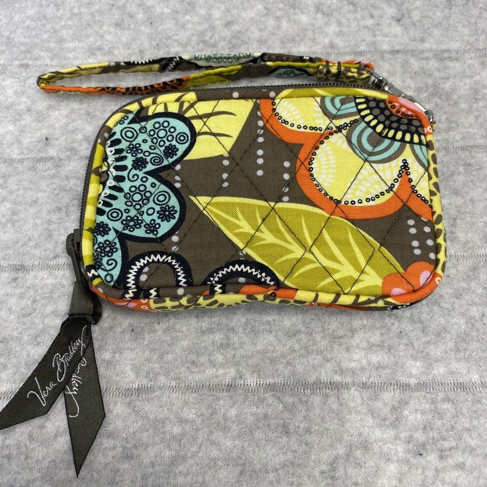 Vera‎ Bradley Flower Shower Tech Case Small Zip Floral Purse A6548